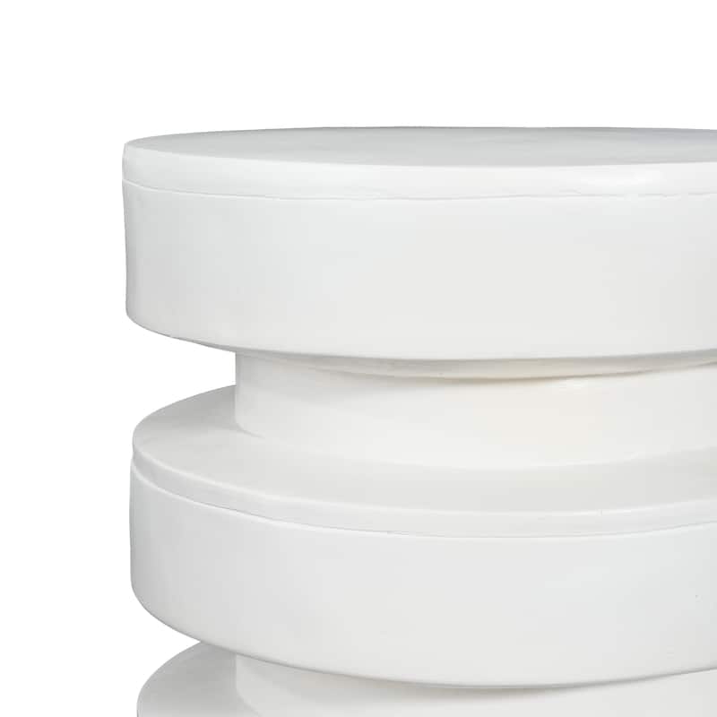 Christopher Knight Home - Aurex Modern Outdoor MGO Side Table with 3-Tier Sculptural Design