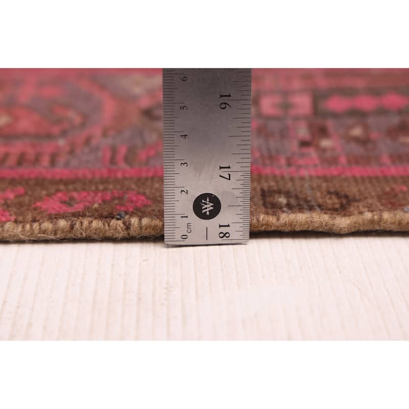 ECARPETGALLERY Hand-knotted Antalya Vintage Pink Wool Rug - 4'0 x 6'10