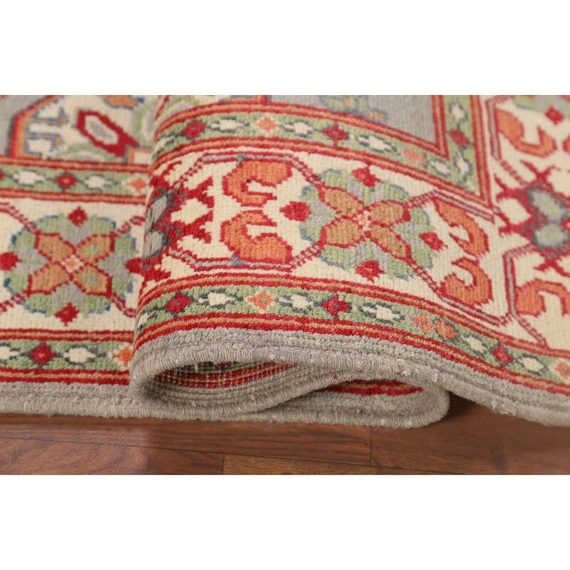 Kazak Foyer Rug Handmade Home Decor Wool Carpet - 3'5" x 4'9"