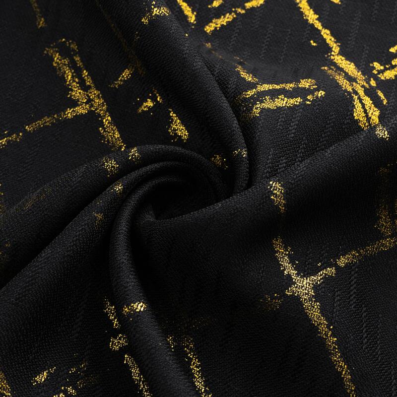 Soho Foil Print Window Curtain Set