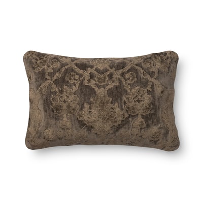 Alexander Home Velvet Floral Throw Pillow