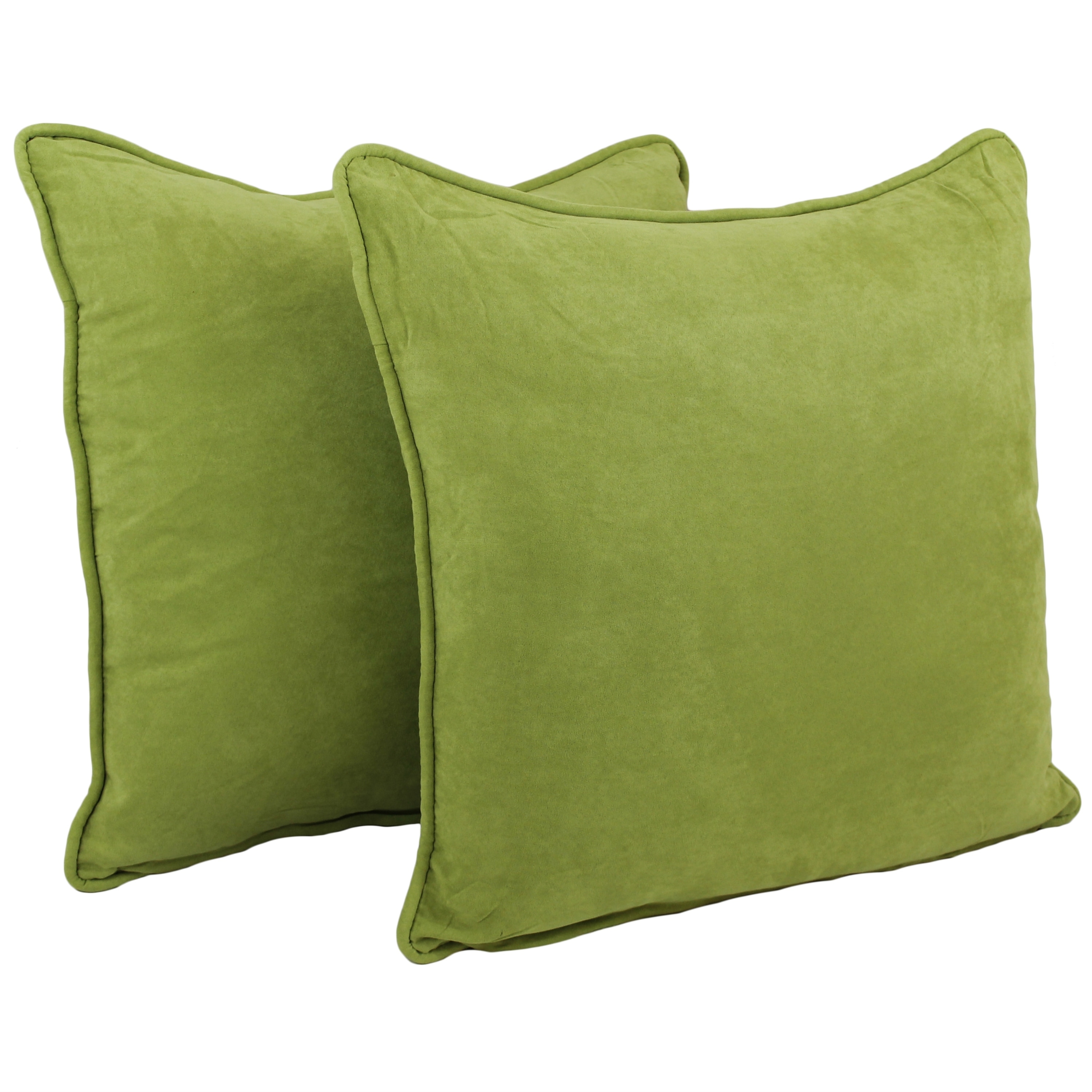 Blazing Needles 25-in. Square Microsuede Throw Pillows (Set - Picture 47 of 89