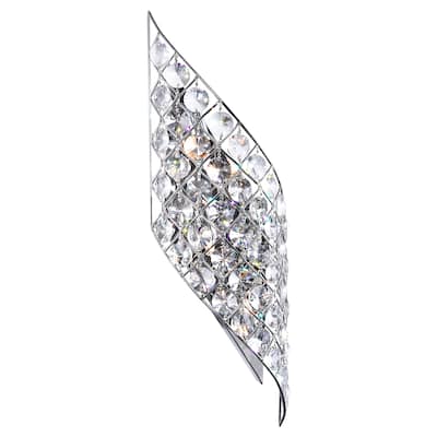 Chique 4 Light Chrome Wall Sconce