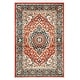 preview thumbnail 6 of 29, Lauren Ralph Lauren Chloe Traditional Medallion Rug Fringe 2'2" x 4' - Red/Navy - Rectangle
