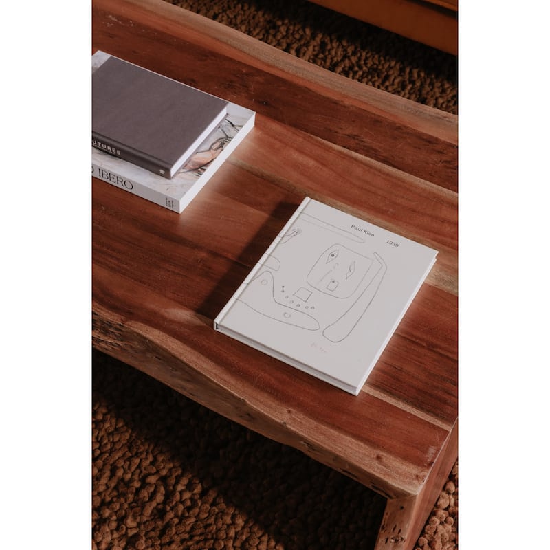 NADAAL STUDIOS Herald, Scandinavian Coffee Table Rectangular Shape Solid Acacia, Natural Finish