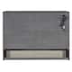 Gray Full Size Modern Murphy Bed with Storage Drawers and USB