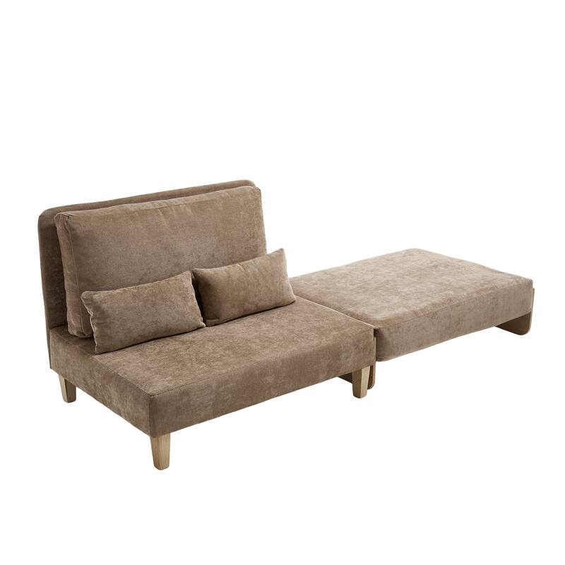 Convertible sofa bed, 3-in-1 convertible with 3 pillows