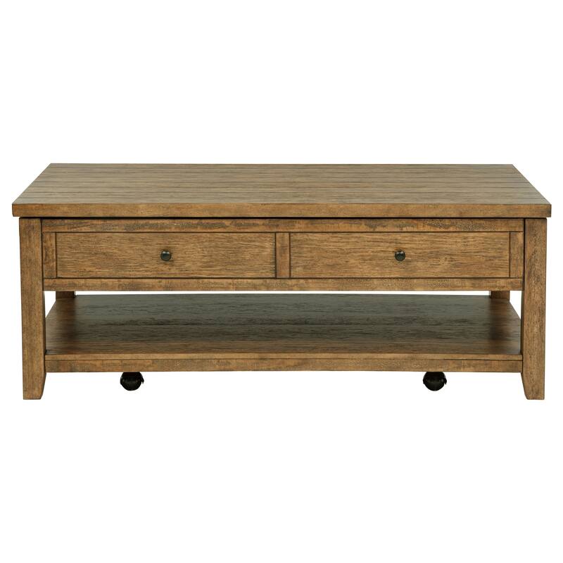 Payne 48-inch Mobile Lift Top Coffee Table - 48" x 28.25" x 18.25"