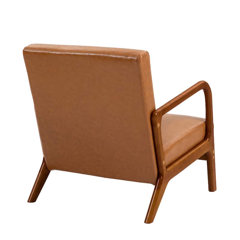 2 Set Mid Century ModernUpholstered Accent Chairs Armchair with Pillow