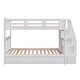 preview thumbnail 30 of 53, Twin-Over-Twin Bunk Bed with Three Drawers for Bedroom