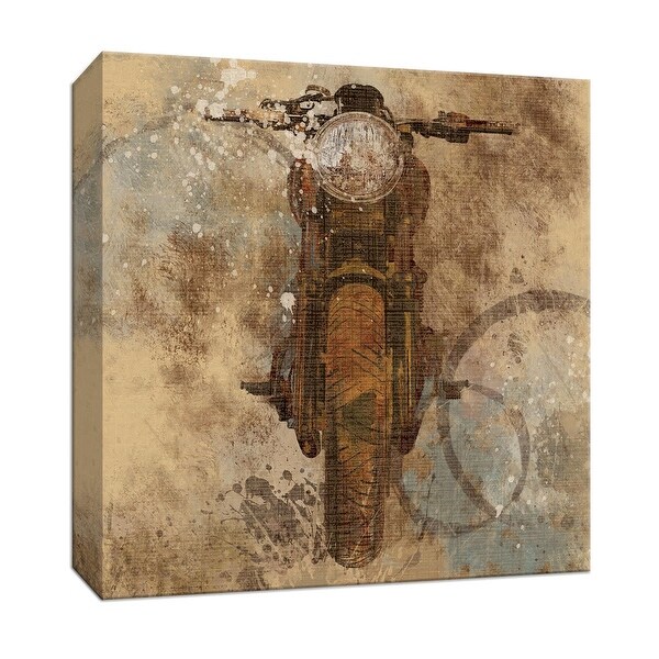 PTM Images 9-146924 PTM Canvas Collection 12" x 12" - "Live to Ride II" Giclee Motorcycles Art Print on Canvas