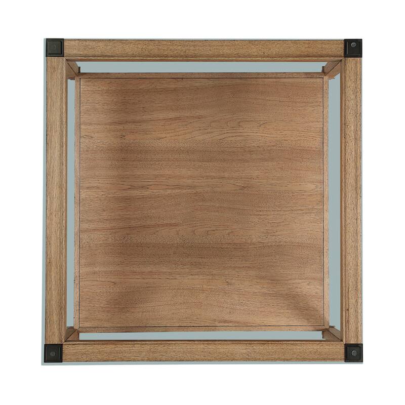 Neilsen 32" Transitional Square Wood Cocktail Table