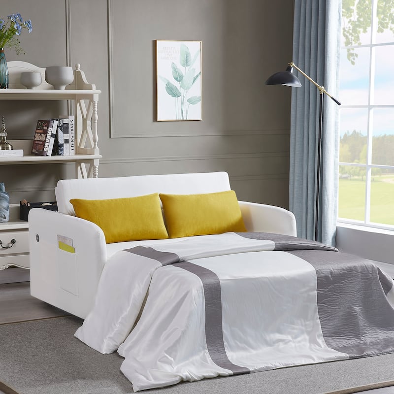 Twins Fabric Sofa Bed