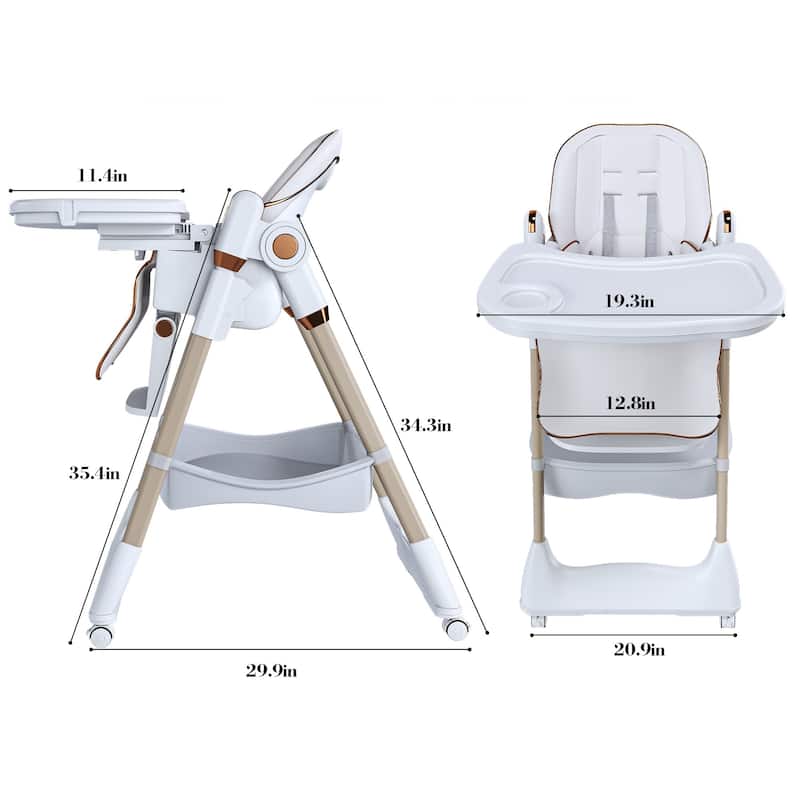 Adjustable Baby High Chair 0-6 Years