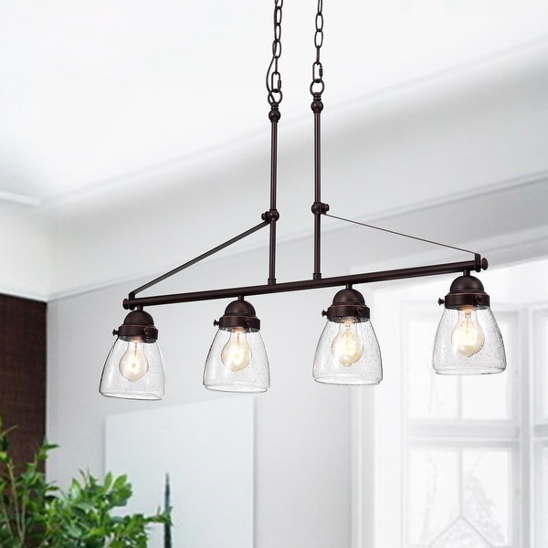 Oil rubbed bronze island hot sale lighting