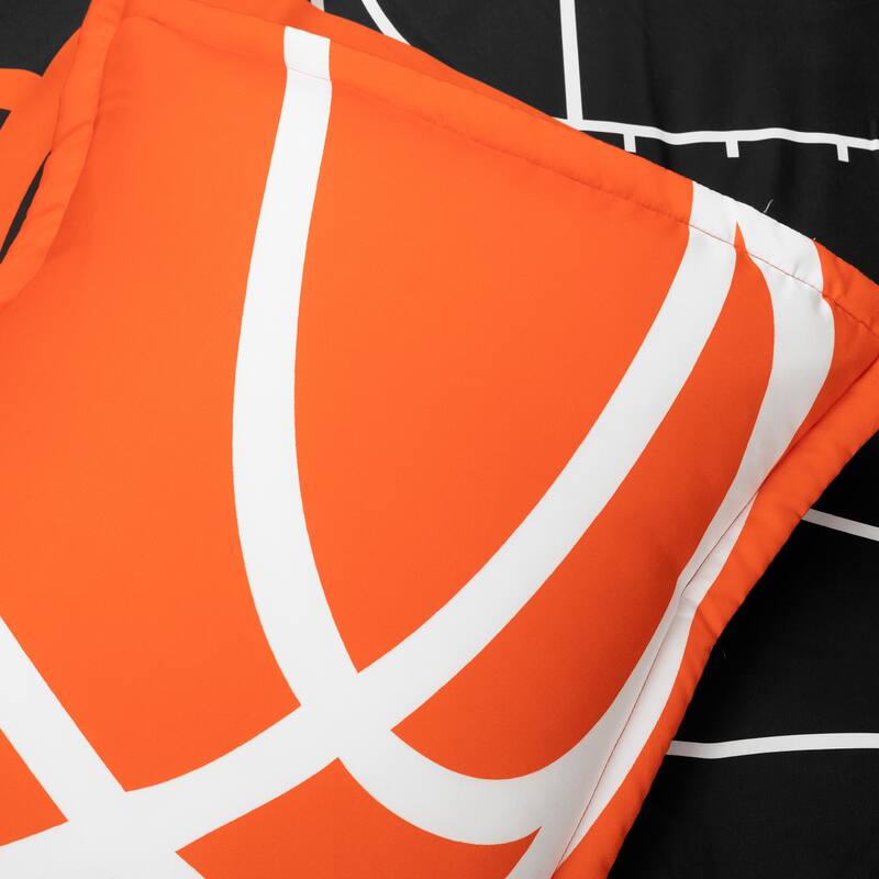 Lush Decor Basketball Game Reversible Oversized Comforter Set