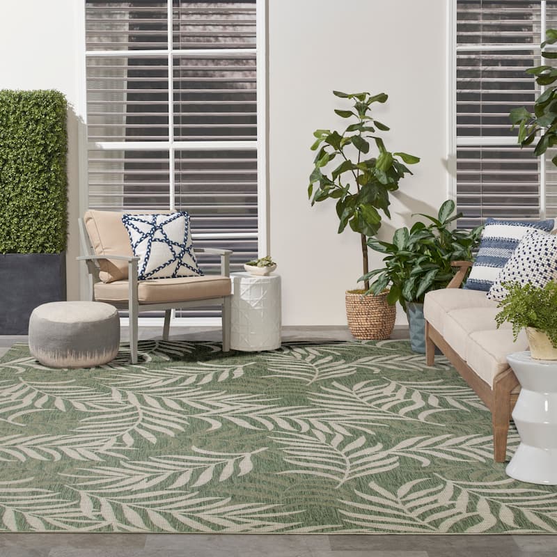 Nourison Garden Oasis Indoor/Outdoor Nature Area Rug