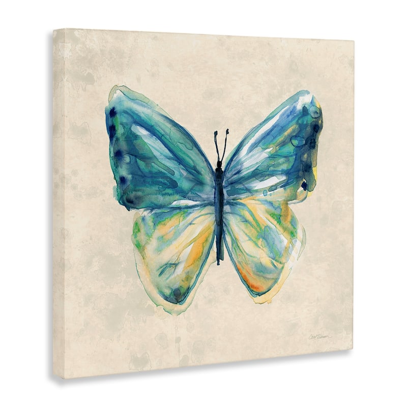 Stupell Bright Watercolor Butterfly Canvas Wall Art Design By Carol Robinson