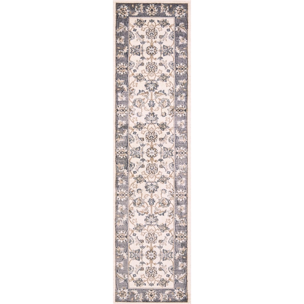 Domani Avon Elegant Traditional Scroll Rug