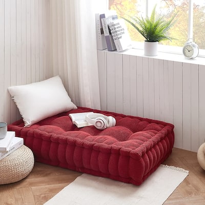 Rainha® 40" Ultra Thick Tufted Floor Pillow by DormCo