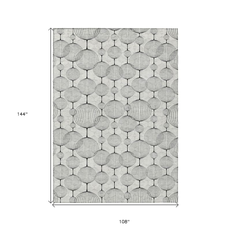 HomeRoots Geometric Transitional Rectangle Outdoor Rug