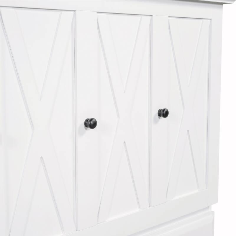 Solid Pine Murphy Bed with Charging Station and Large Storage Drawer
