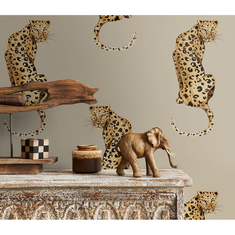 Daisy Bennett Designs Leopard King Peel and Stick Wallpaper