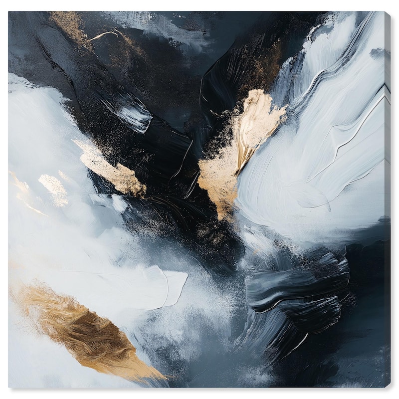 Golden Spark II Canvas by Art Remedy, Gallery Wrapped - 30" x 30"