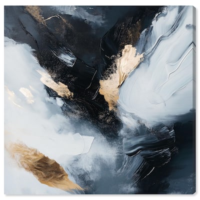 Golden Spark II Canvas by Art Remedy, Gallery Wrapped