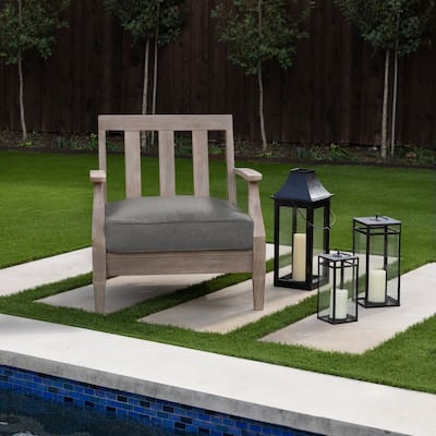 Sorra Home Indoor/Outdoor Solid Deep Seating Corded Cushion