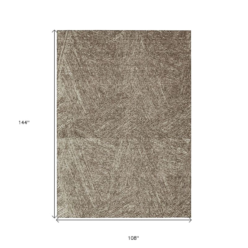 HomeRoots Abstract Transitional Rectangle Outdoor Rug