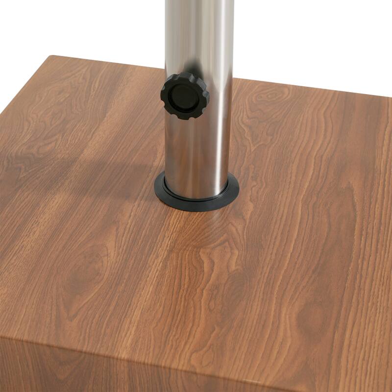 Christopher Knight Home - Malibu Modern Square Outdoor Umbrella Base with Wheels