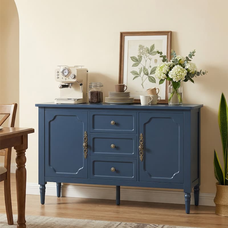 Buffet Sideboard Cabinet with 2 Doors & 3 Drawers - N/A