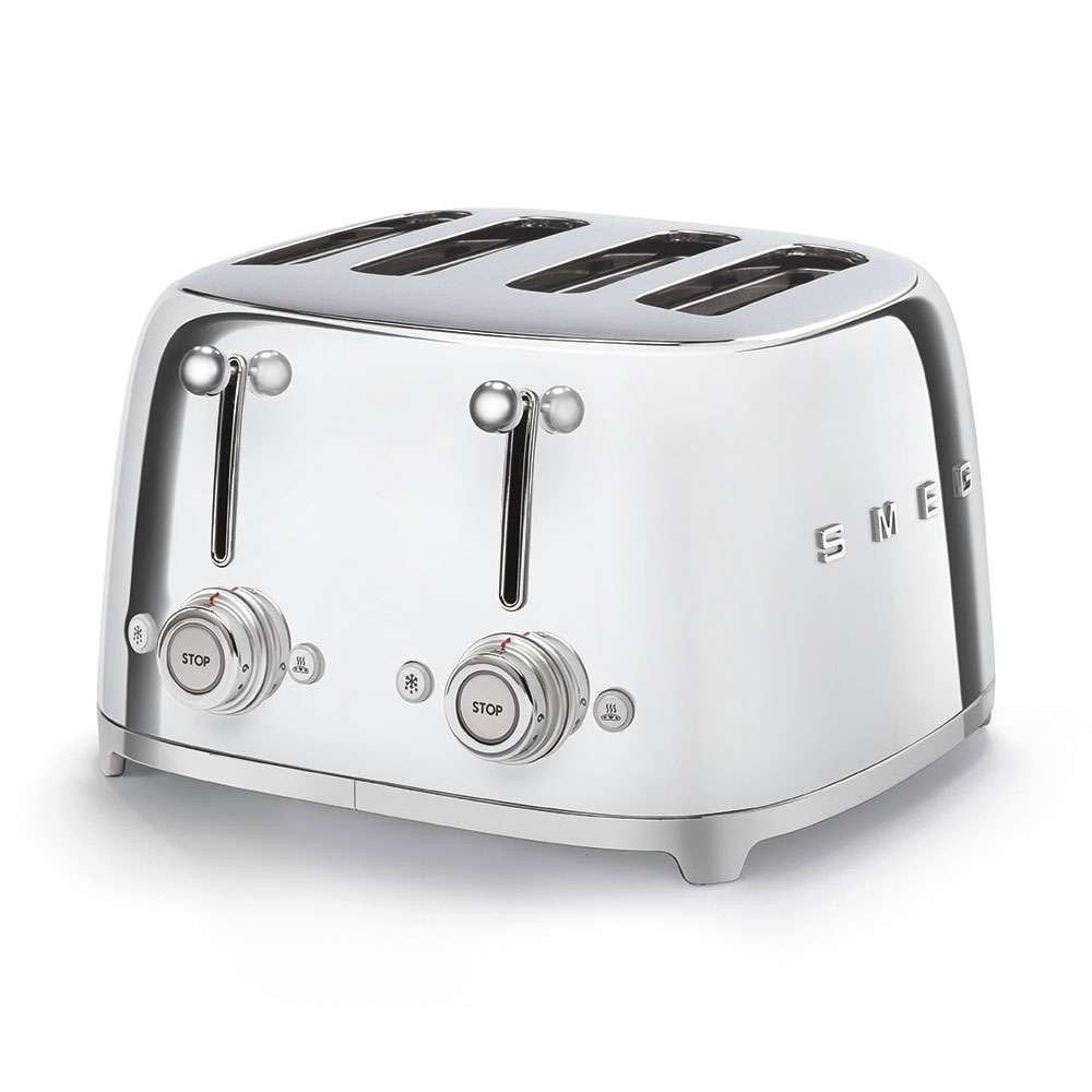 SMEG TSF02 4-Slice Toaster - Pink