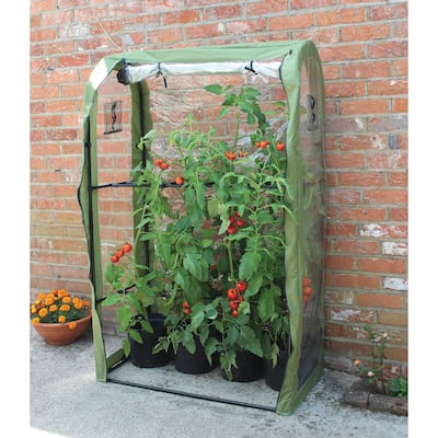 Haxnicks Tomato Crop Booster with Cover 40"W x 64"H x 20"D