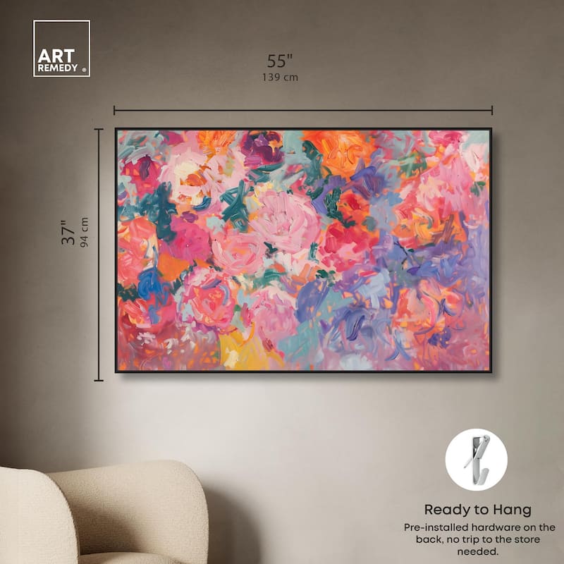 Kaleidoscope of Color Canvas by Art Remedy