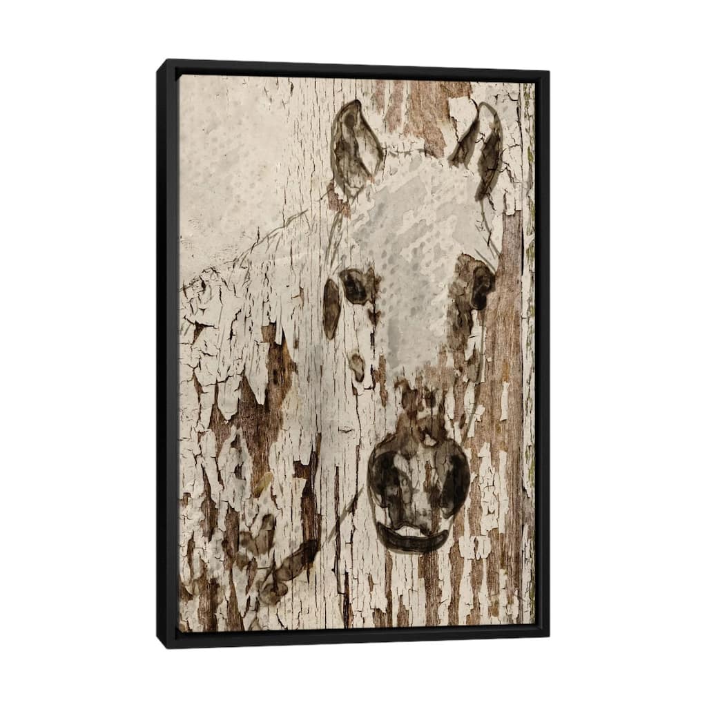iCanvas "Champagne Horse" by Irena Orlov Framed Canvas Print