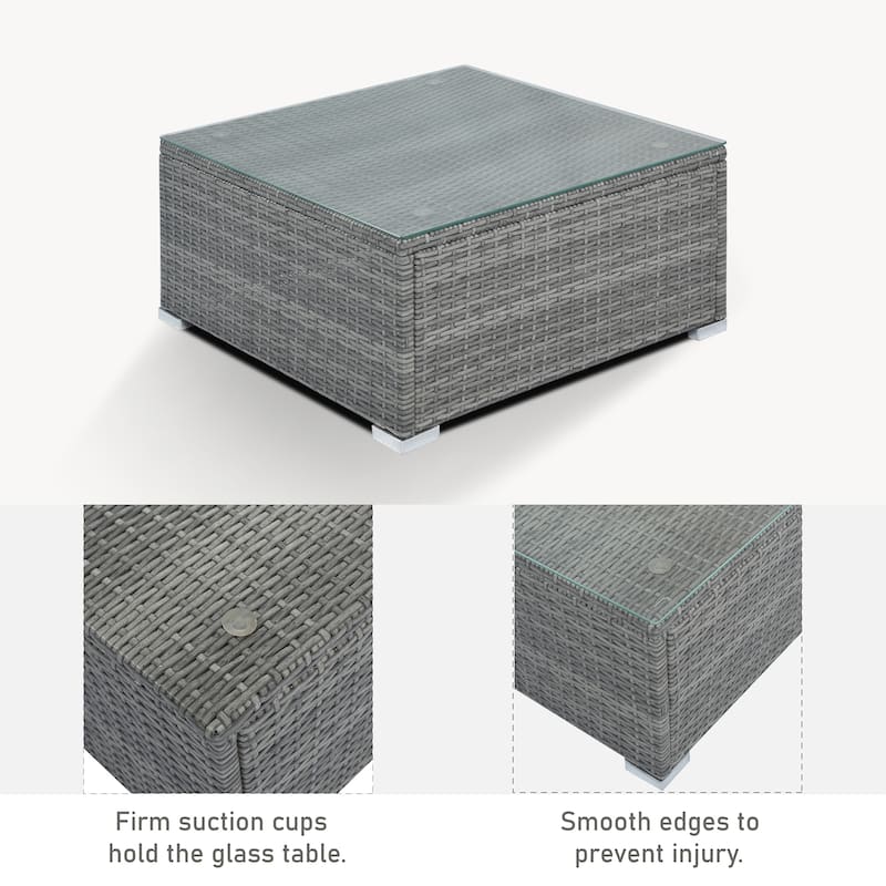 8-Pieces Outdoor Patio Furniture Sets