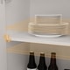 preview thumbnail 43 of 82, White Buffet Sideboard & Curio Bookcase Cabinet with Glass Doors