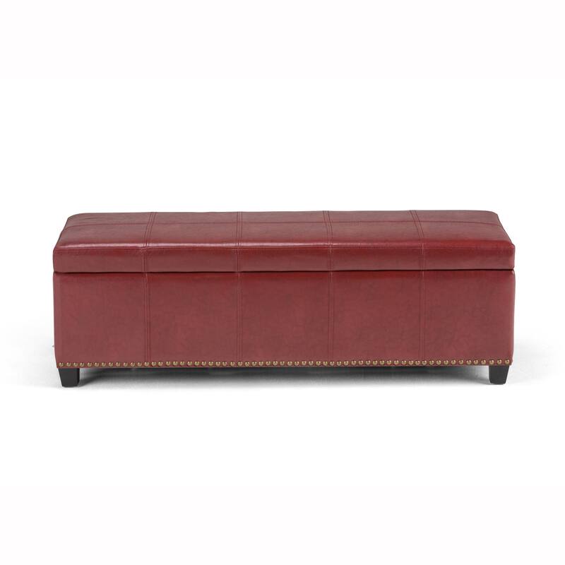 WYNDENHALL Stanford Upholstered Storage Ottoman