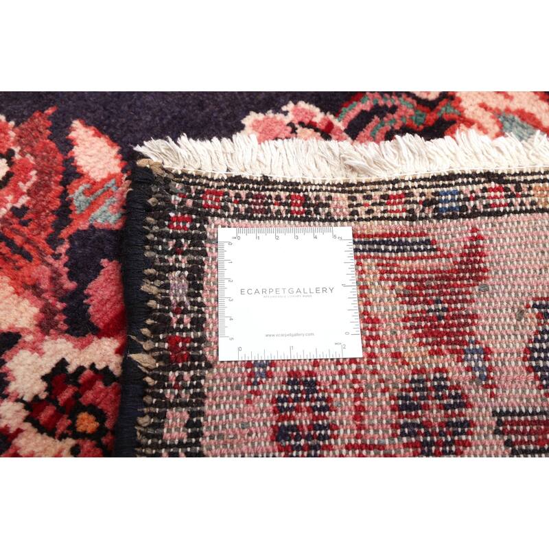 ECARPETGALLERY Hand-knotted Andelz Dark Navy Wool Rug - 4'0 x 8'0