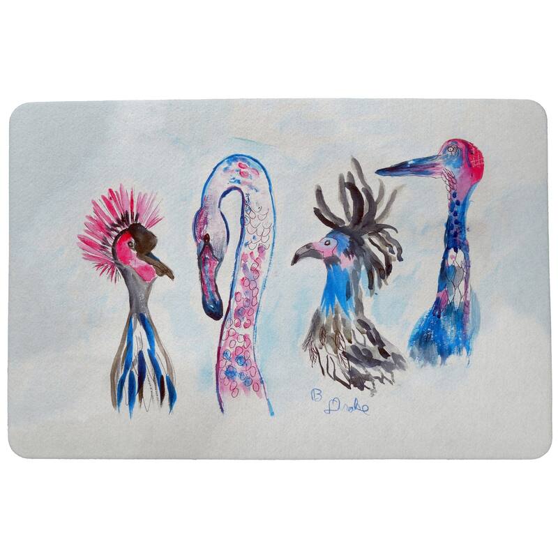 Loony Birds Doormat 18x26