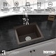 preview thumbnail 32 of 38, Karran Drop-in or Undermount Quartz Single Bowl Kitchen Sink
