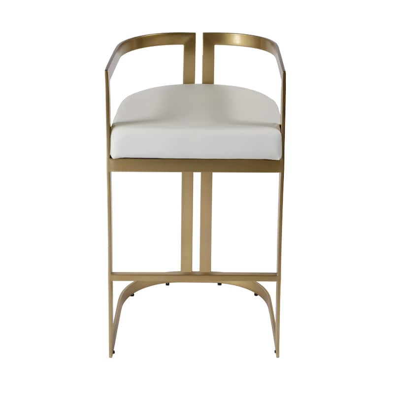 Clarence Faux Leather 35" Barstool