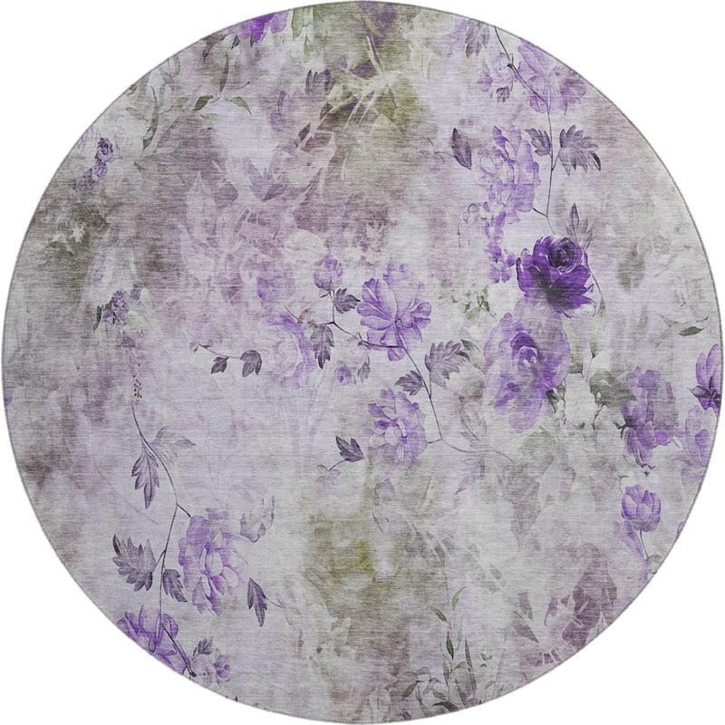 Premium Washable Super Soft Modern Floral Mayfield Rug