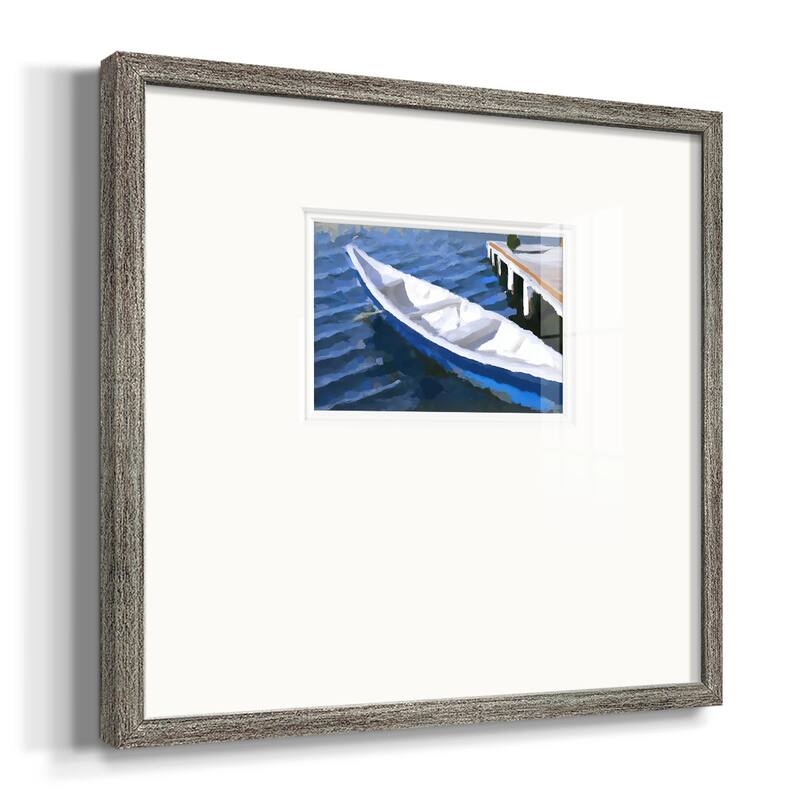 Colorful Rowboat IVPremium Framed Print