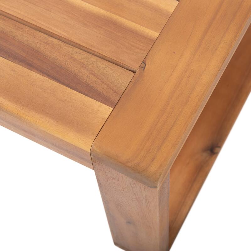 Paloma Outdoor Acacia 4-piece Cushioned Chat Set by Christopher Knight Home