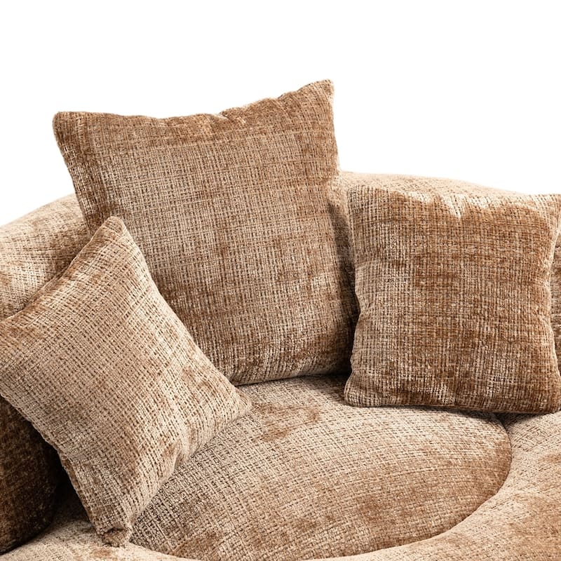Comfort Lounger High Back Bean Bag Chair Couch With Three Pillows