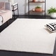 preview thumbnail 6 of 44, SAFAVIEH Tahoe Shag Heikea 1.2-inch Thick Rug 6'7" Square - Ivory - Square