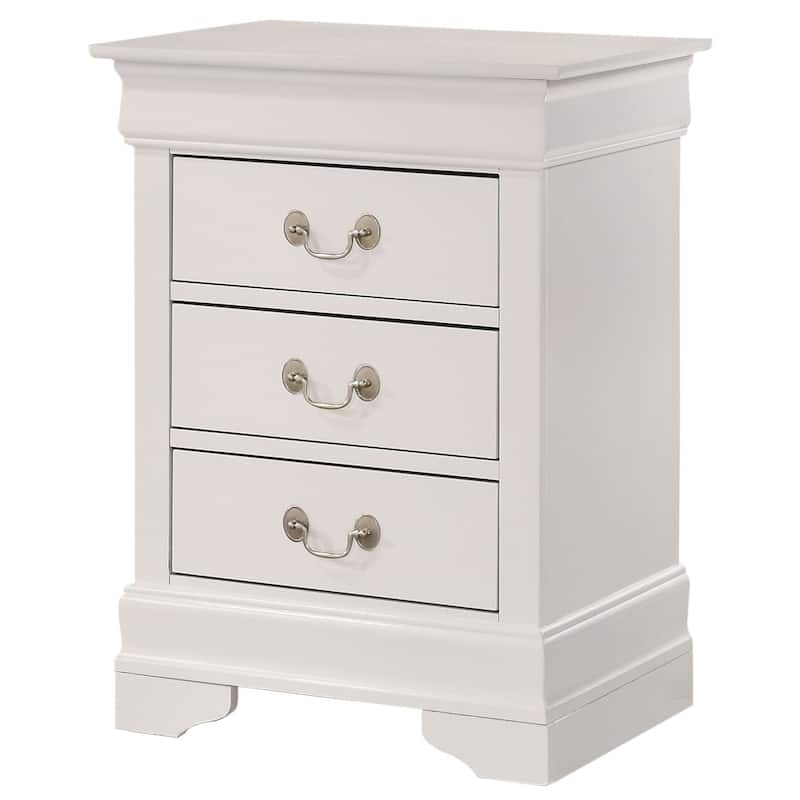 Louis Phillipe 3-drawer Nightstand